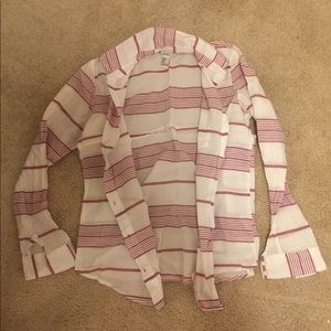 Pink/White Stripe Summer Shirt